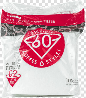 Hario V60 02 Filters 100pk   Hario V60 Filter  HD Png Download