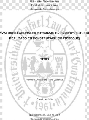 Rafael Landívar University  HD Png Download