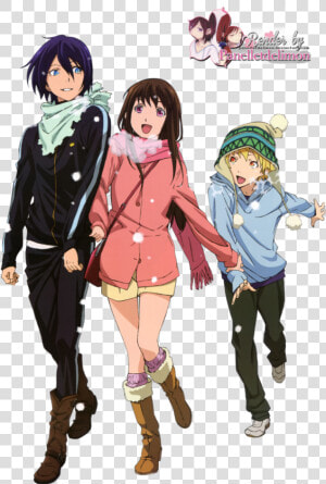 I Love The Characters Eyes In Noragami   Noragami Yato Yukine Hiyori  HD Png Download