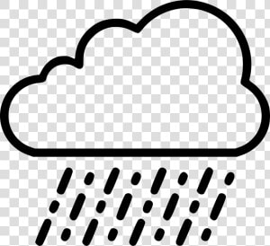 Rain Cloud Png   Cloud With Rain Drawing  Transparent Png