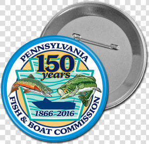 150th Anniversary Pa Fish And Boat Commission Logo   Fishing  HD Png Download