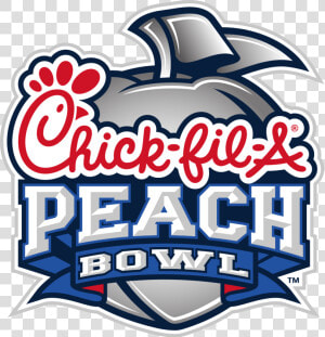 Peach Bowl Preview   Chick Fil A Peach Bowl Logo  HD Png Download