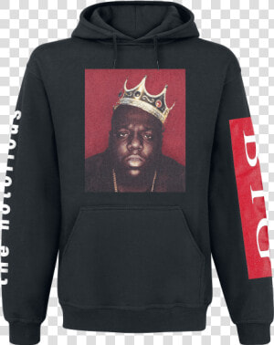 Notorious B   I   G   Biggie Crown Sudadera Con Capucha   Sudaderas De Notorius Big  HD Png Download