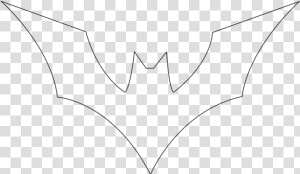 Batman Symbol Coloring Pages Image Group   Batman Beyond Logo Outline  HD Png Download