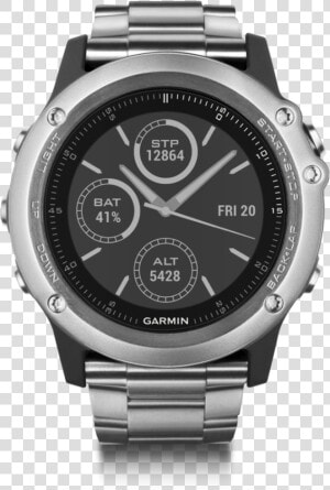 Garmin Fenix 3 Sapphire  Titanium Title Garmin Fenix   Steam Gauge Garmin  HD Png Download