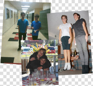 A Collage Of Tucker And I From High School   Photographic Paper  HD Png Download