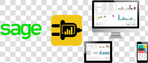 Power Bi Connector For Sage One And Sage Finance   Online Advertising  HD Png Download