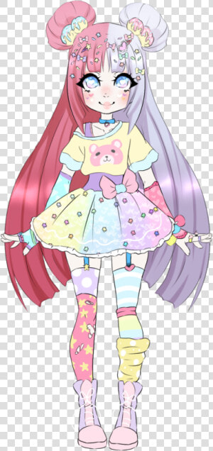 Decora Kei Girl Drawing  HD Png Download