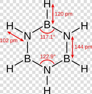 Structure Of Inorganic Benzene  HD Png Download