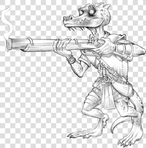 Kobold With Musket  HD Png Download