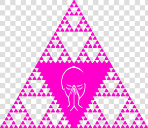 Serpinski Triangle   Animated Gif Sierpinski Triangle  HD Png Download