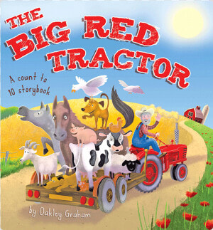 Big Red Tractor Little Hippo  HD Png Download