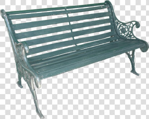 Metal Park Bench   Bench  HD Png Download