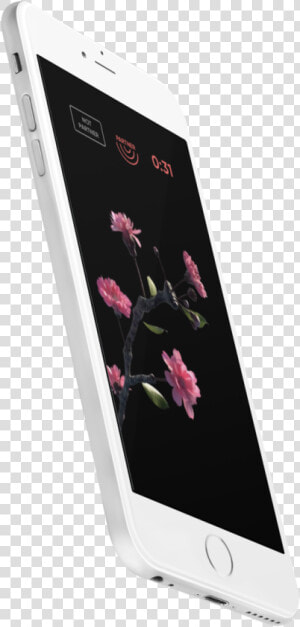 Angled Floating Iphone 6 Plus Mockup Over A Transparent  HD Png Download