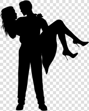 Couple Silhouette Umbrella Kissing   Png Download   Take Her In My Arm  Transparent Png