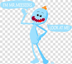 Rick And Morty Meeseeks Png  Transparent Png