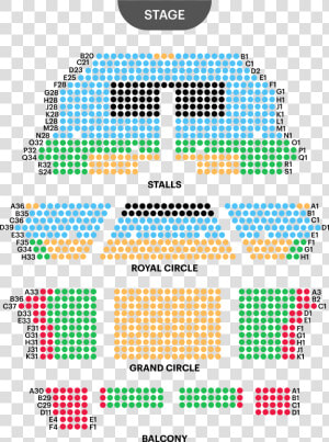 Her Majesty S Theatre Seating Map   Her Majesty  39 s Theatre Melbourne Seating Map  HD Png Download