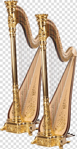 Two Gold Aoyama Harps   Aoyama Harp  HD Png Download