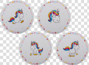 Manteles Individuales De Unicornio  HD Png Download