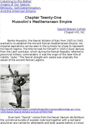 Mussolini  HD Png Download