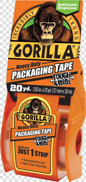 Gorilla Heavy Duty Packaging Tape Tough  amp  Wide   Animal  HD Png Download