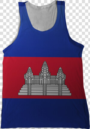 Cambodia Flag Tank Top   Cambodia  HD Png Download