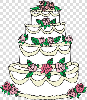 Red Wedding Cake   Wedding Cake Clipart  HD Png Download