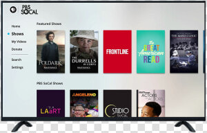 Ipad With Pbs Socal On Screen  HD Png Download