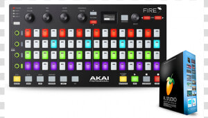 Akai Professional Fire Fl Studio Controller With Fl   Akai Fire Fl Studio  HD Png Download