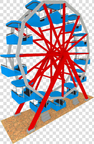 Theme Park Tycoon 2 Wikia   Ferris Wheel  HD Png Download