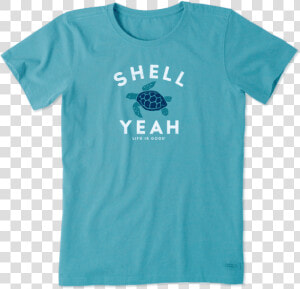 Women S Shell Yeah Crusher Tee   Fear The Smiles Dm  HD Png Download