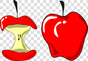 Download Apples Jokingart Com   Apple Eaten Clip Art  HD Png Download