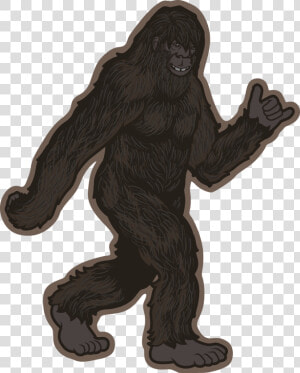 Bigfoot Hang Loose Stroll Sticker   Transparent Bigfoot Png  Png Download