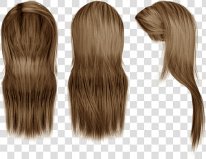 Hair Wig Png   Brown Transparent Png Hair Strands  Png Download