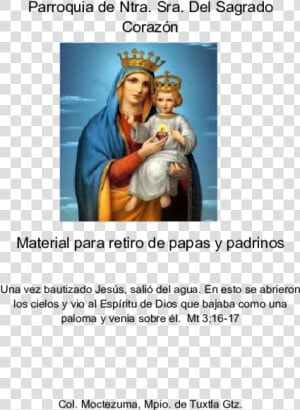 Mother Mary And Jesus  HD Png Download