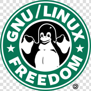 Transparent Starbucks Logo Transparent Png   Logos De Gnu Linux  Png Download