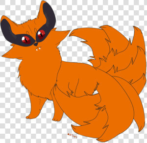 Nine tails Eye Color   Red Fox  HD Png Download