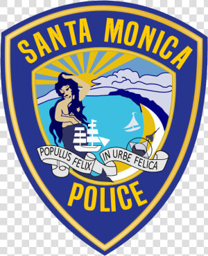 Patch Of The Santa Monica Police Department   Santa Monica Police Logo  HD Png Download