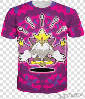 Mega Alakazam T shirt   Colorful Homer Simpson Shirts  HD Png Download