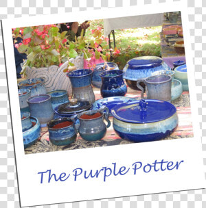 Polaroid Blue Pottery  HD Png Download