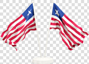 Two Waving Flags   Bandera Colombia Y Estados Unidos  HD Png Download