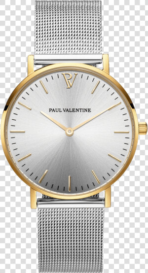 Paul Valentine Gold Silver Watches  HD Png Download