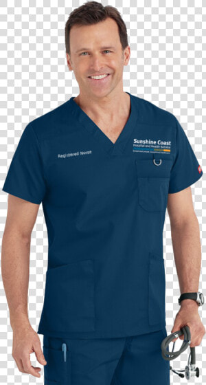 Mens Scrubs Dickies   Png Download   Gray Scrub Suit  Transparent Png