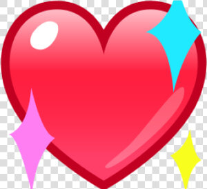 Sparkles Clipart Emoji   Heart Sparkle  HD Png Download