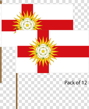 North Yorkshire Flag  HD Png Download