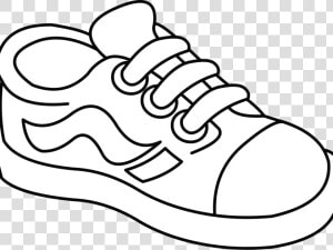 Kid Shoe Clipart   Png Download   Shoe Black And White Clipart  Transparent Png