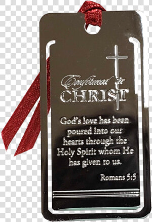 Confirmed In Christ Bookmark Verse Romans   Calligraphy  HD Png Download