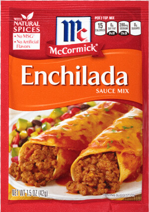 Mccormick® Enchilada Sauce Mix   Mccormick Enchilada Sauce  HD Png Download