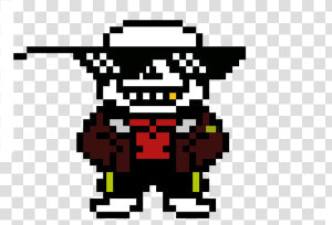 Underfell Dope Sans   Sans The Skeleton Pixel  HD Png Download