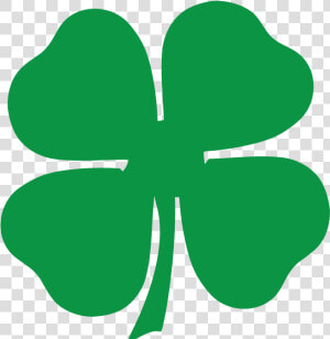 4 Four Leaf Clover Lucky Charm Irish Pride St Patricks   Four Leaf Clover Green  HD Png Download